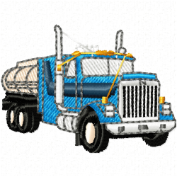 Truck Embroidery Design 3 Truck Embroidery Design 3